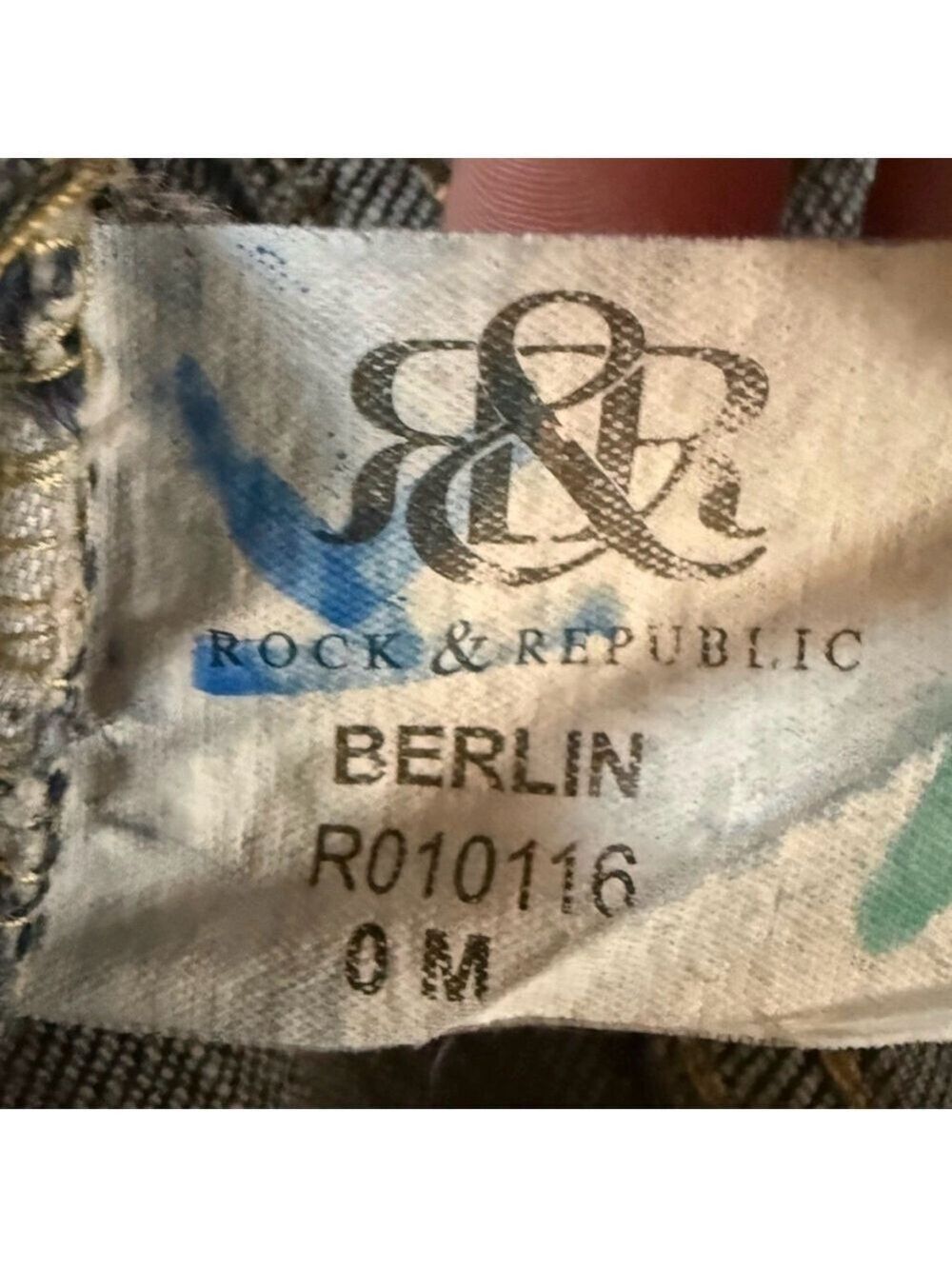 🎸🔥 ROCK & REPUBLIC Berlin Skinny Jeans | Low Rise | Size 0 - Picture 5 of 14